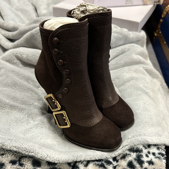 Dior Spy Low Boot Brown Size 5 AUTHENTIC - Picture 3 of 8